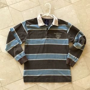 Bugle boy long sleeve polo 12/14. 100% cotton.